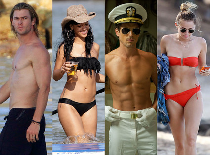 Chris Hemsworth, Rihanna, Matt Bomer, Miley Cyrus Chris Hemsworth, Rihanna, Matt Bomer, Miley Cyrus